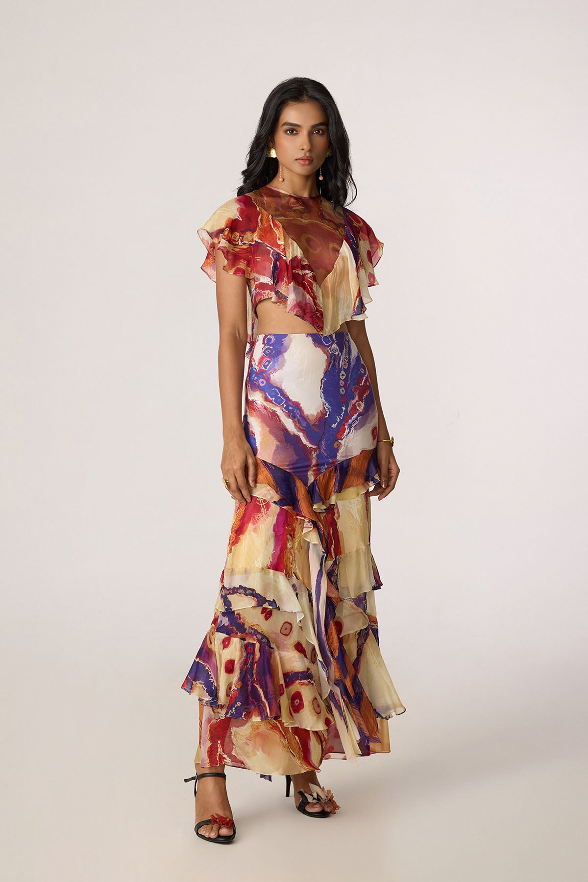 Elena Blouse and Marieya Skirt