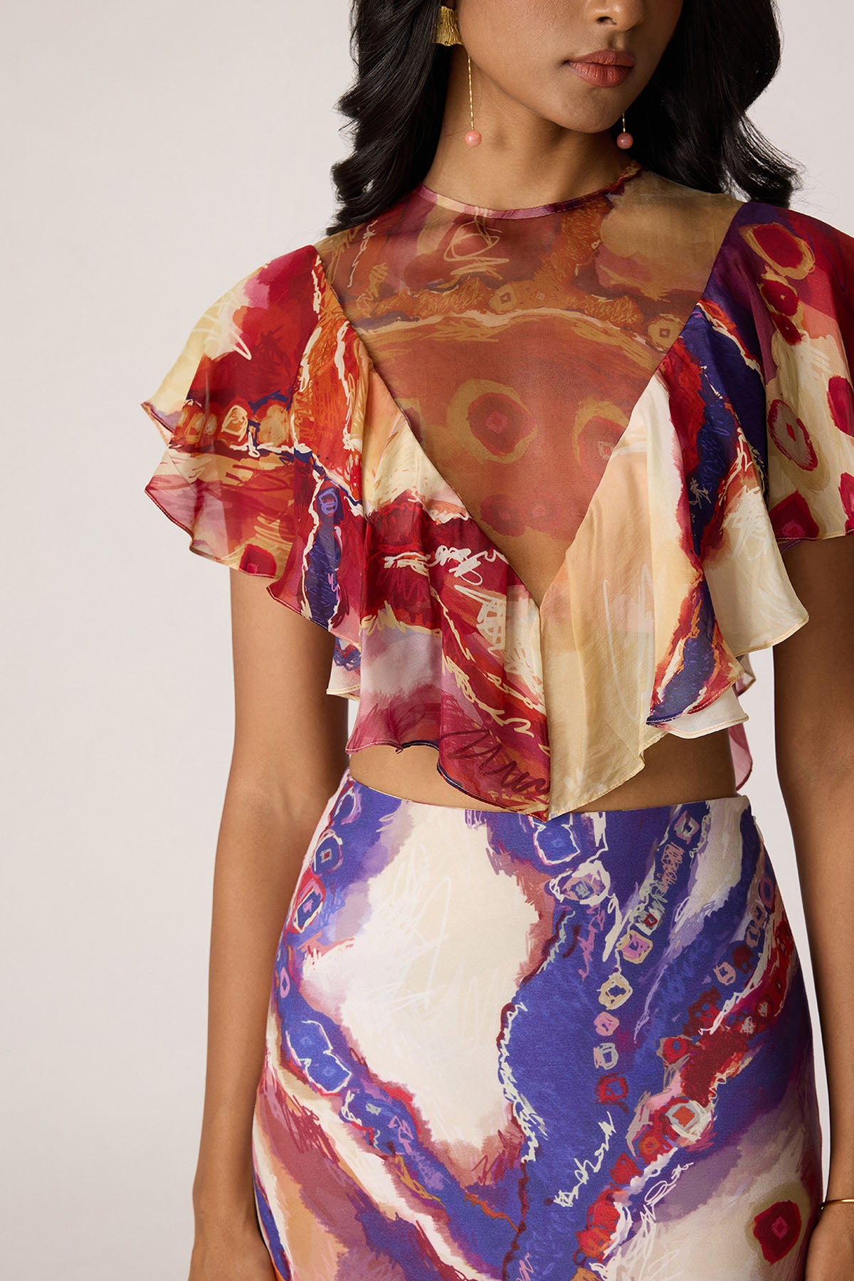 Elena Blouse and Marieya Skirt