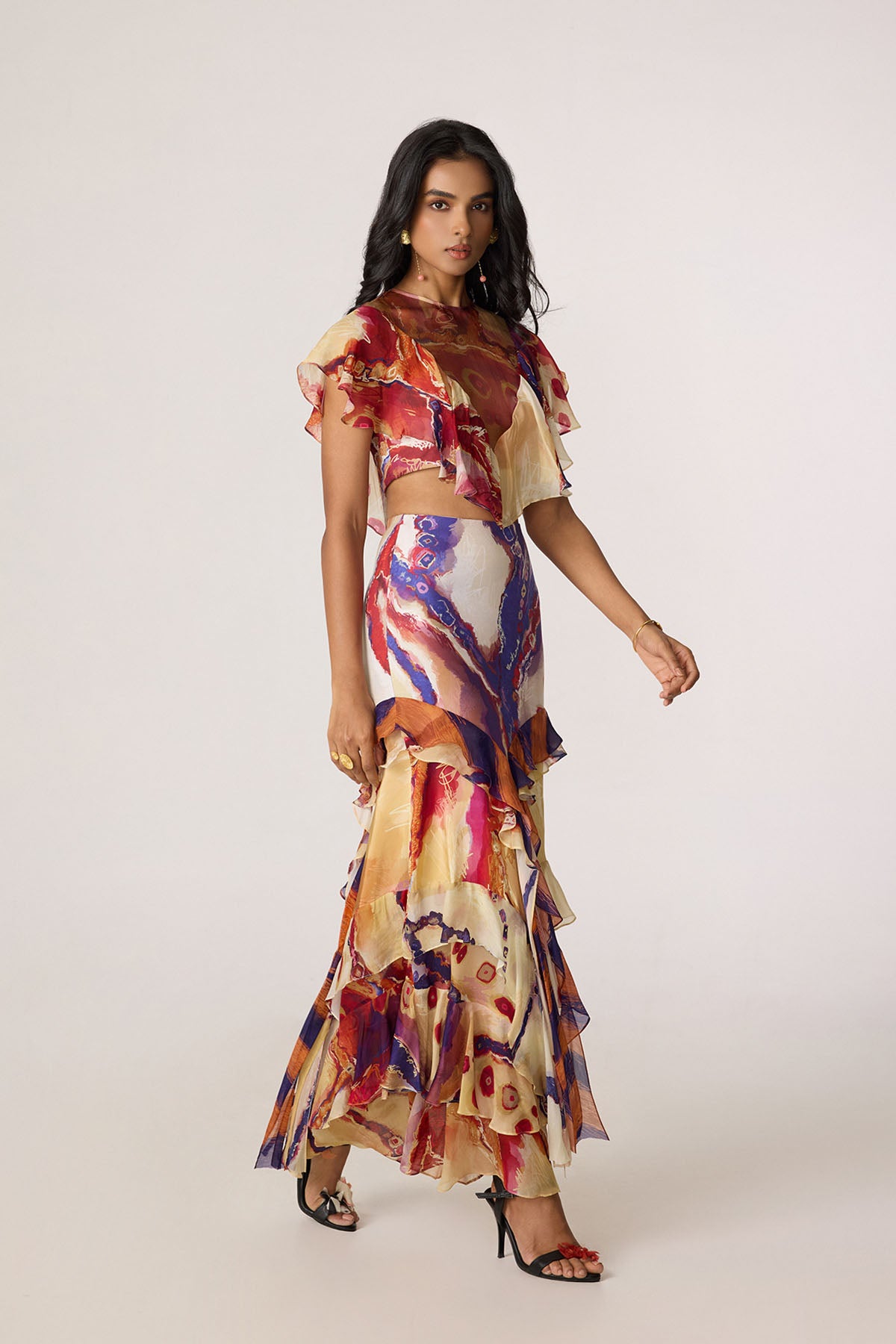 Elena Blouse and Marieya Skirt