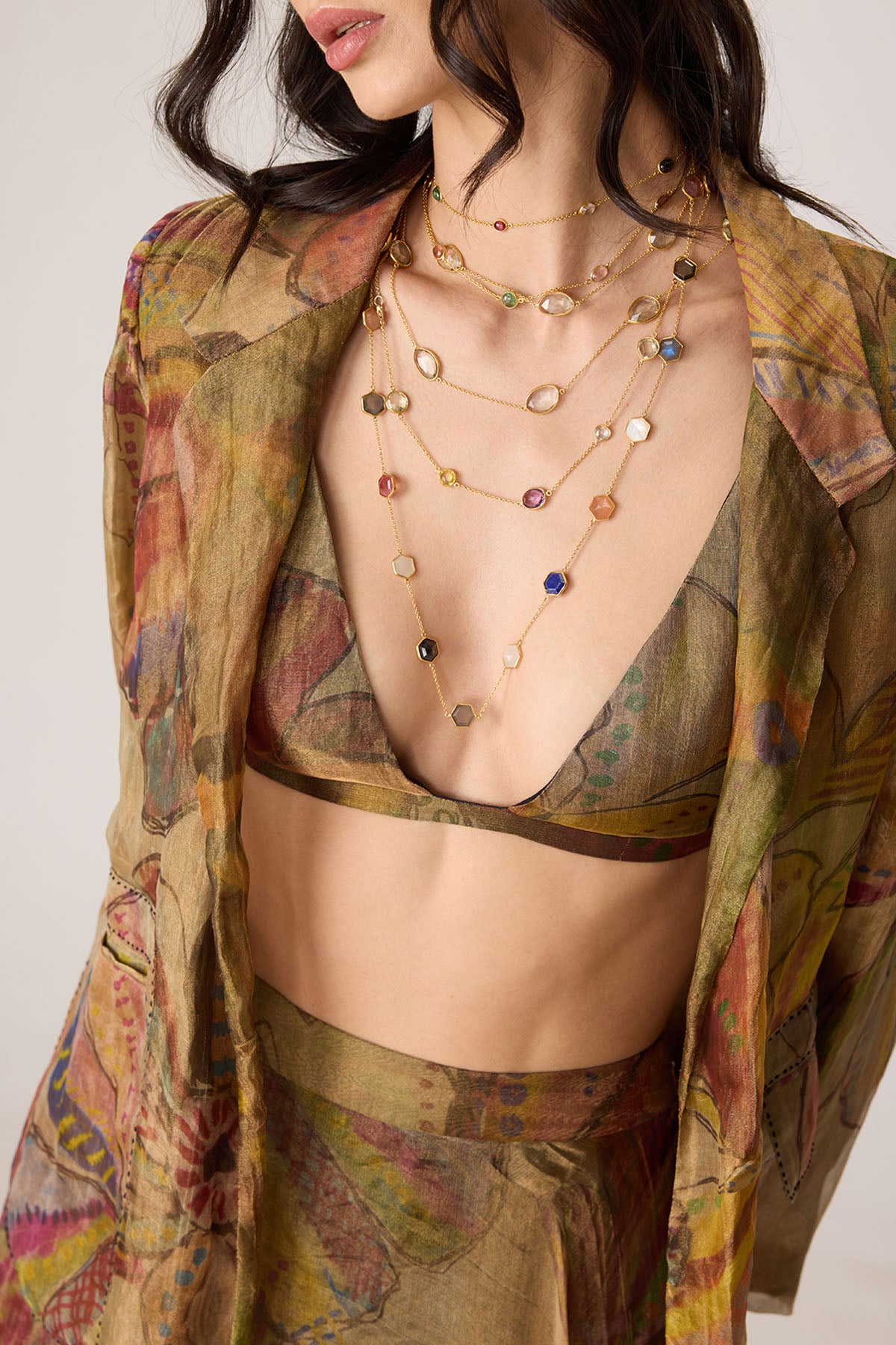 Micah Blazer and Arleth Bralette and Revah Skirt