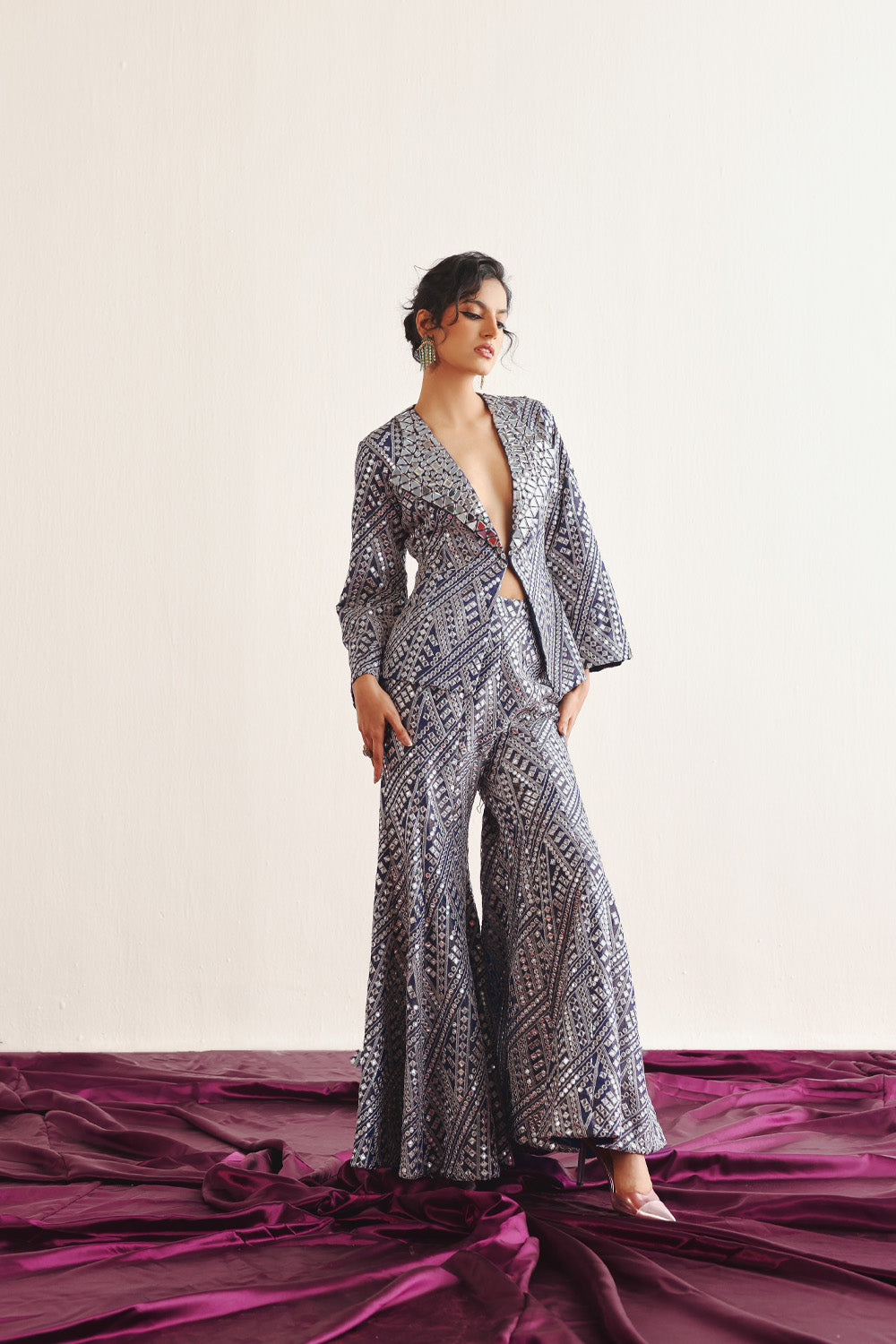 Short Blazer With Bootcut