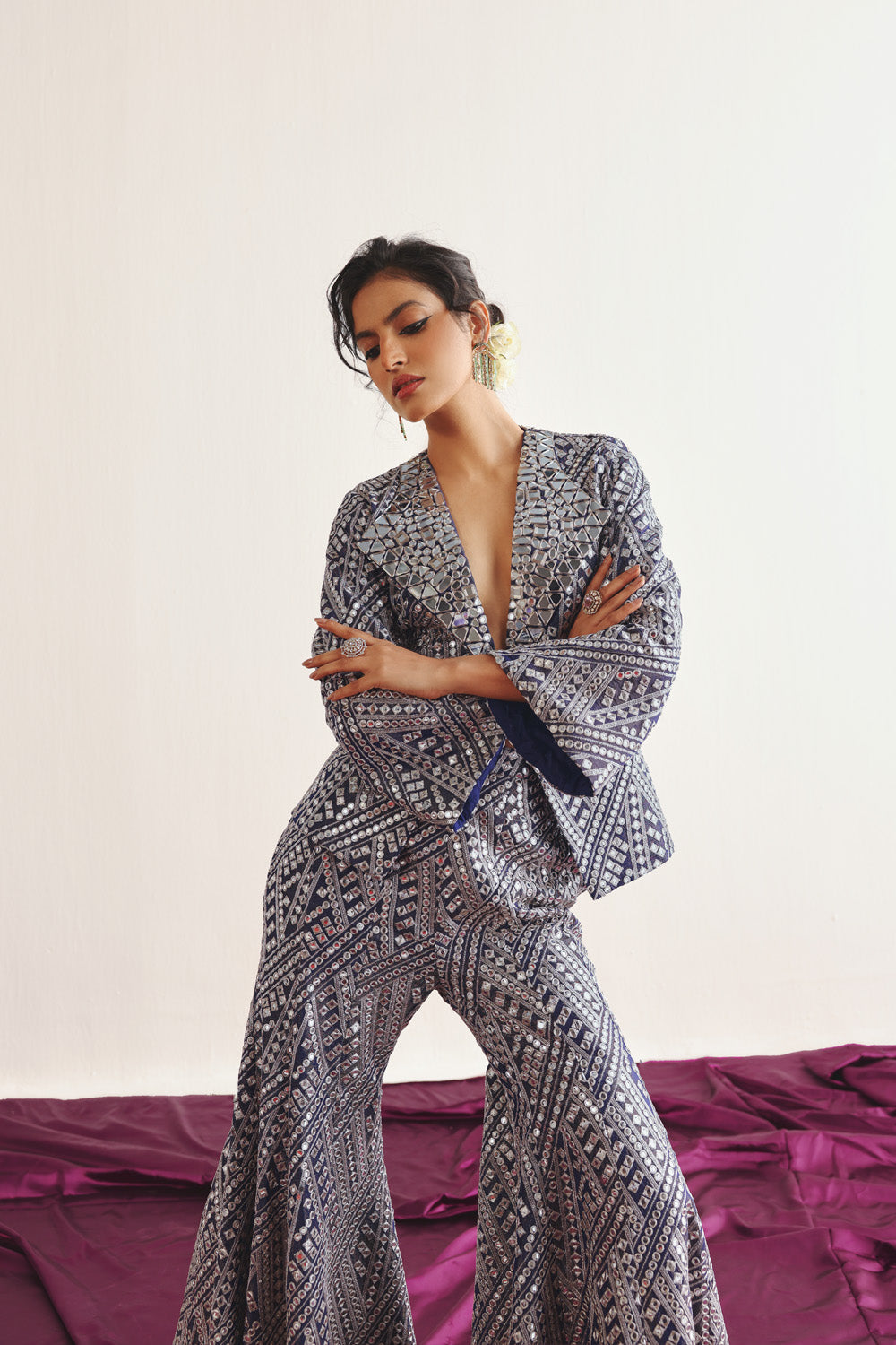 Short Blazer With Bootcut