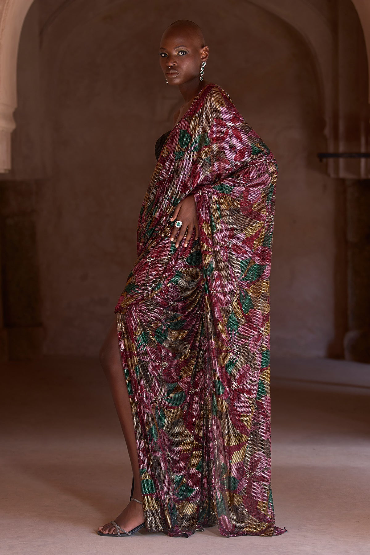 Yasmeen Corset Saree Set