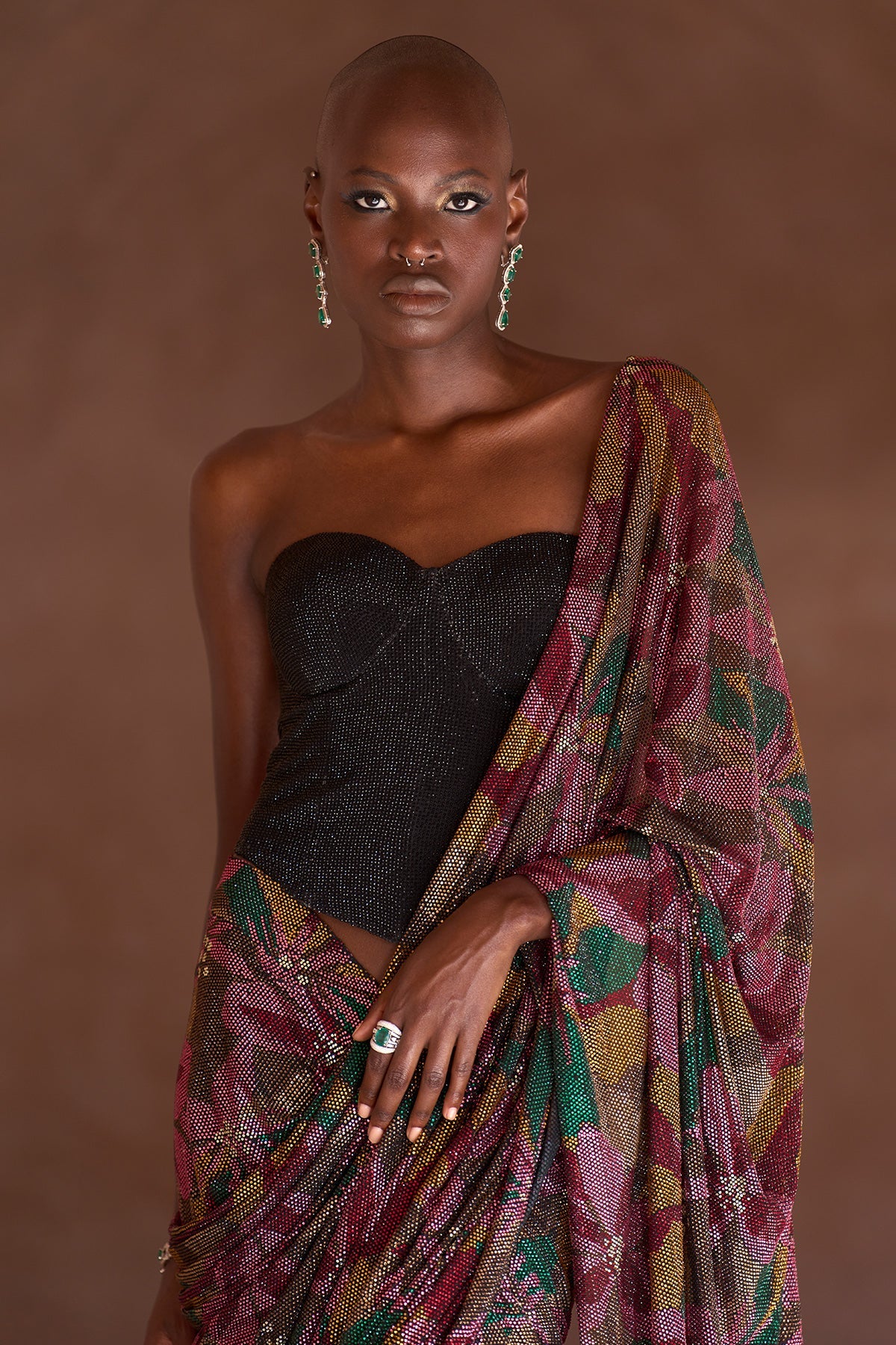 Yasmeen Corset Saree Set