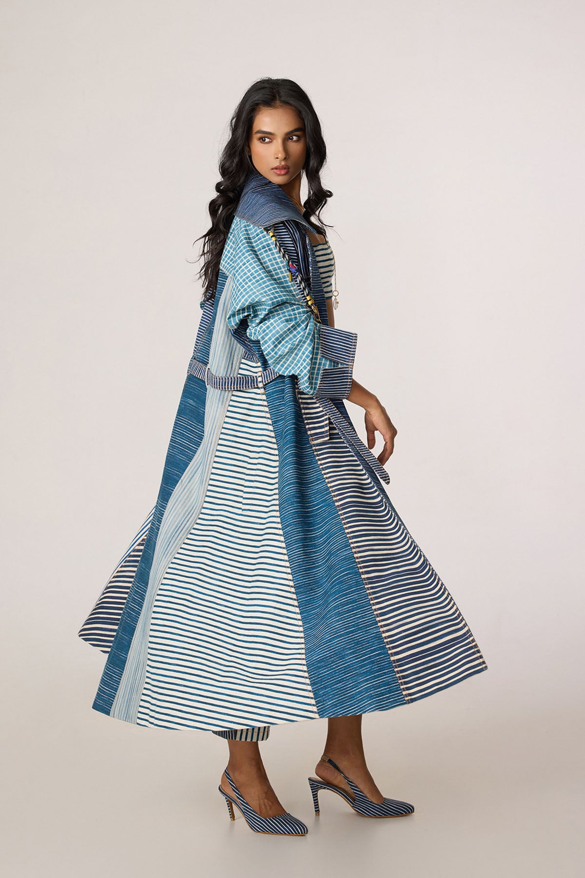 Selah Trench and Joyce Bustier and Jax Jeans