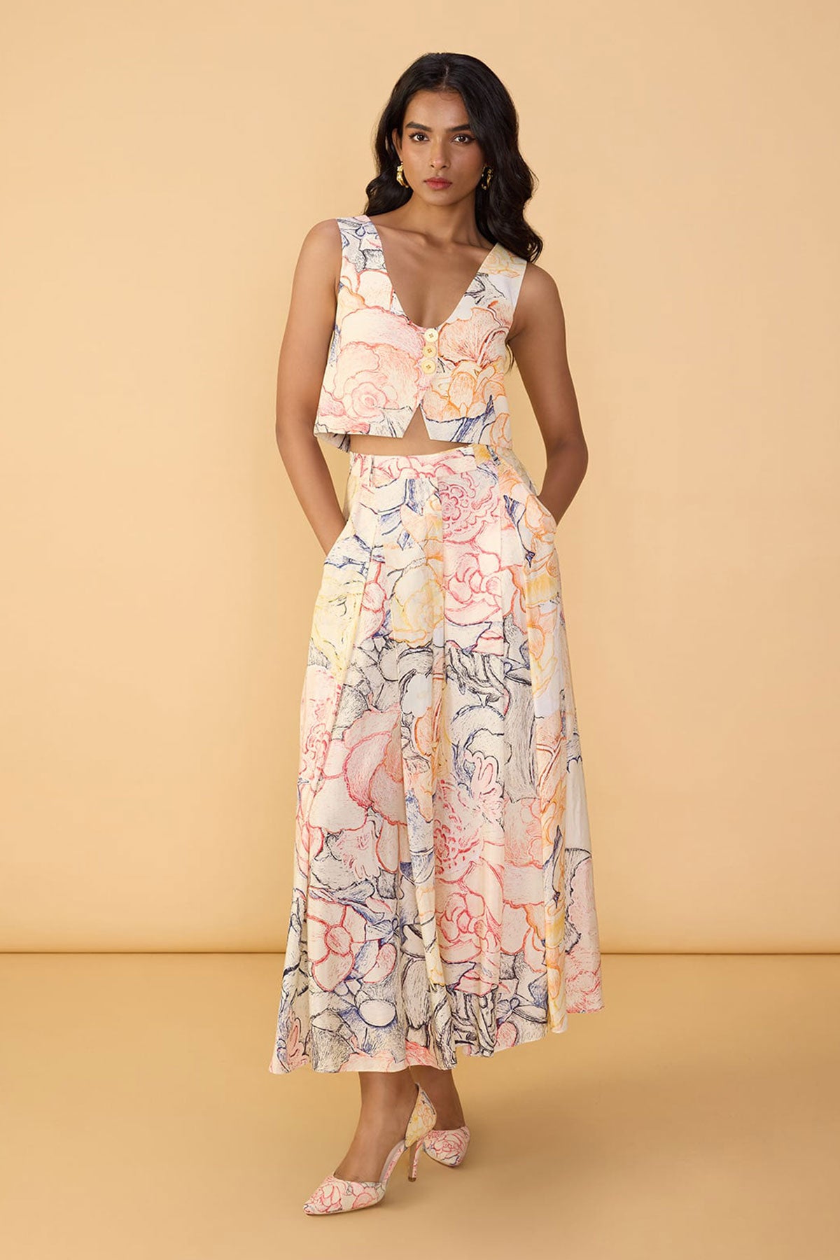 Delfie Waistcoat and and Polina Trousers