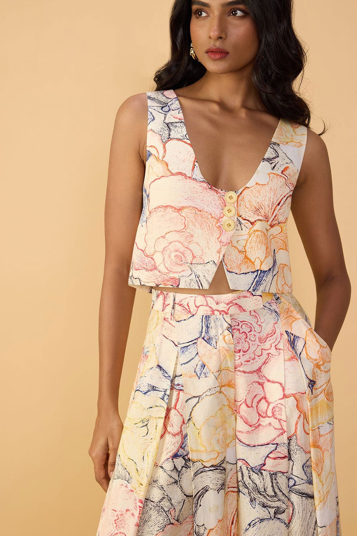 Delfie Waistcoat and and Polina Trousers