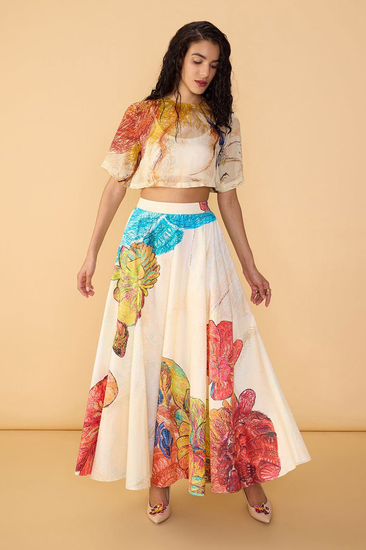 Rosetta Blouse and and Dracy Skirt