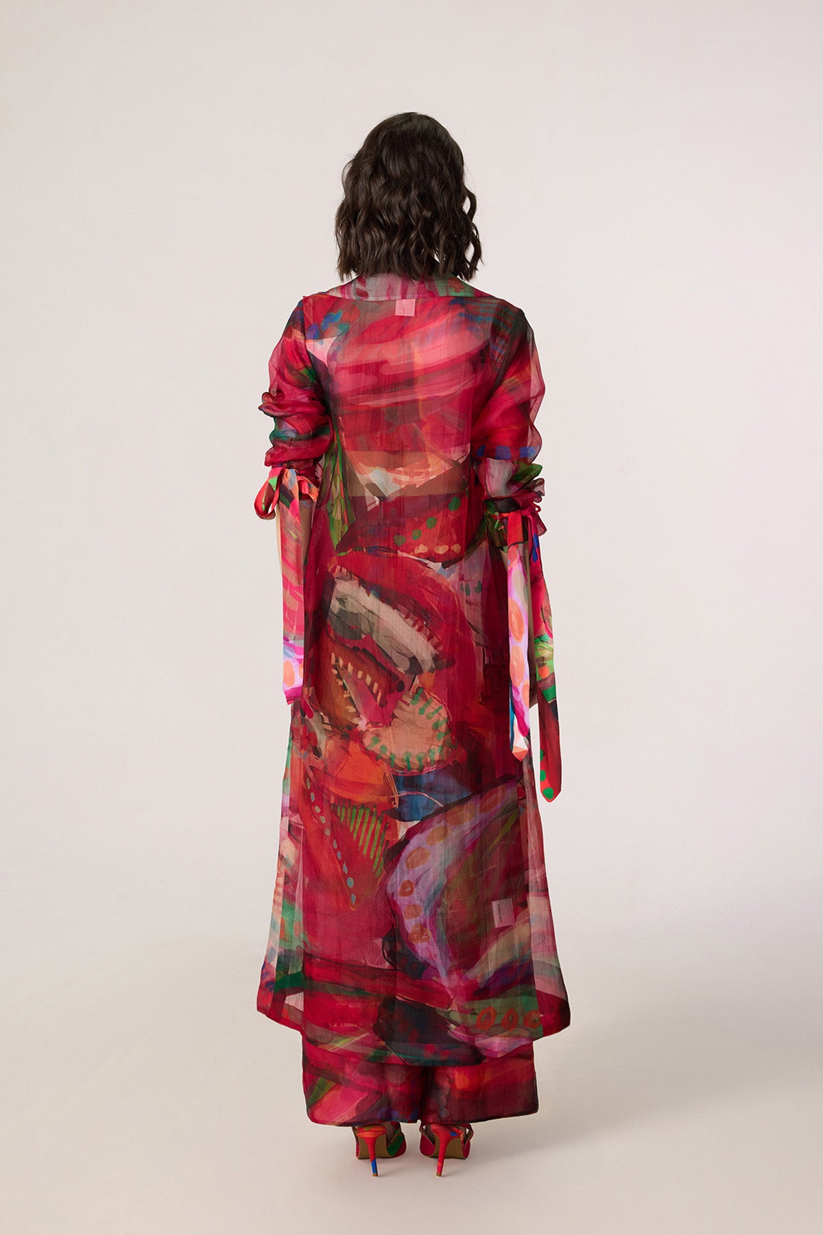 Belen Trench and Zavi Blouse and Vellora Trousers