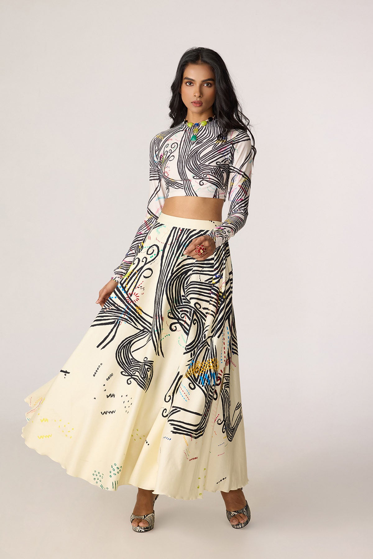 Gigi Blouse and Dracy Skirt
