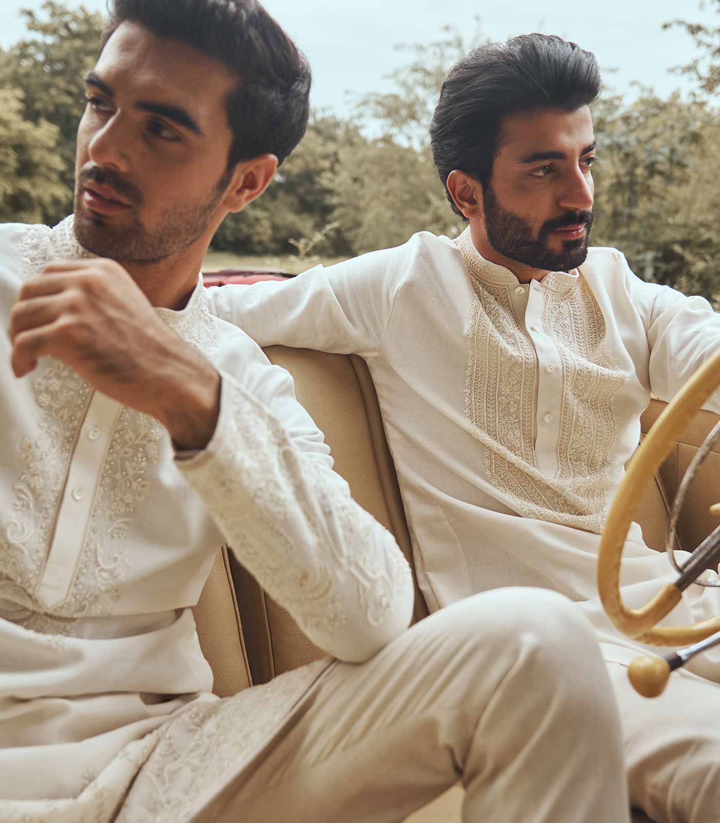 HEAVY NECKLINE KURTA SET