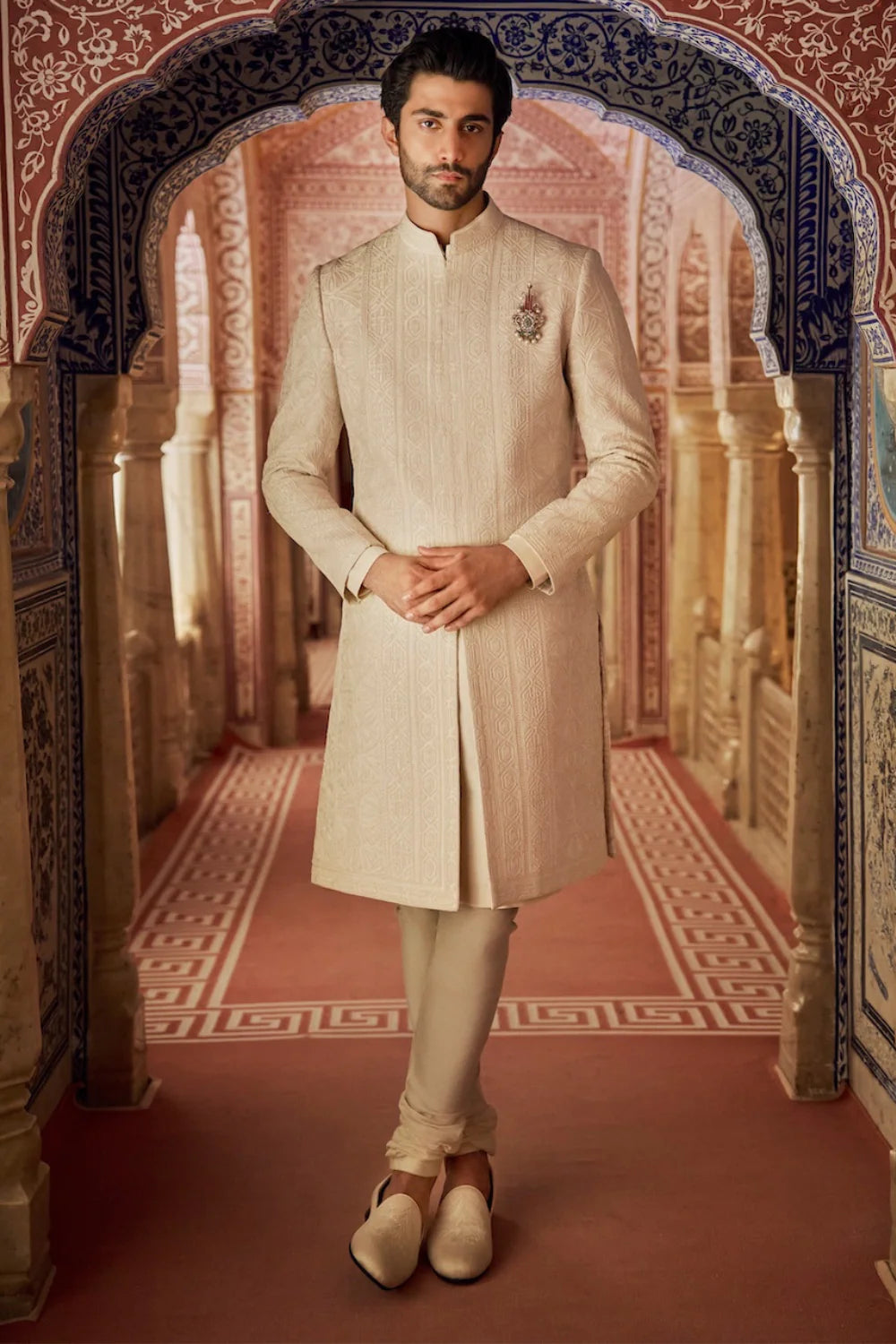 Champagne Gold Sherwani Set