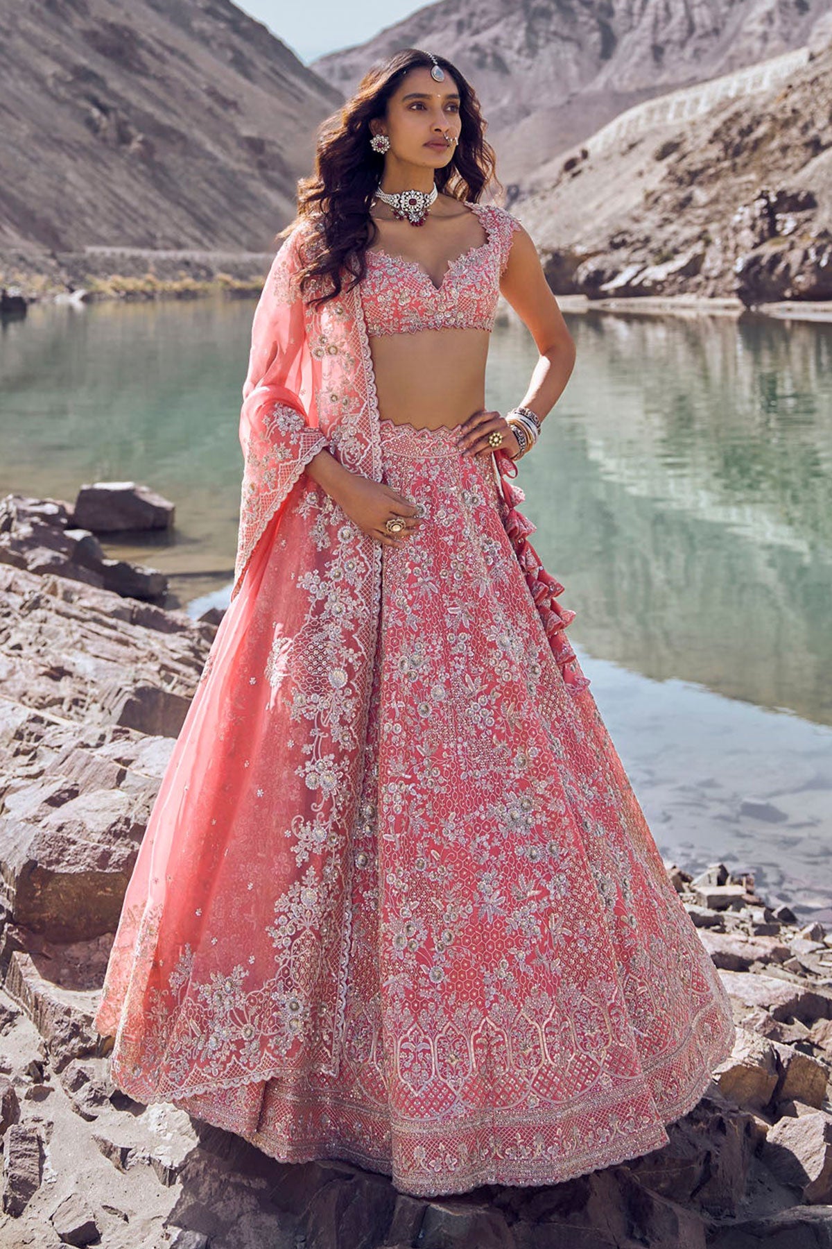 Ember lehenga set