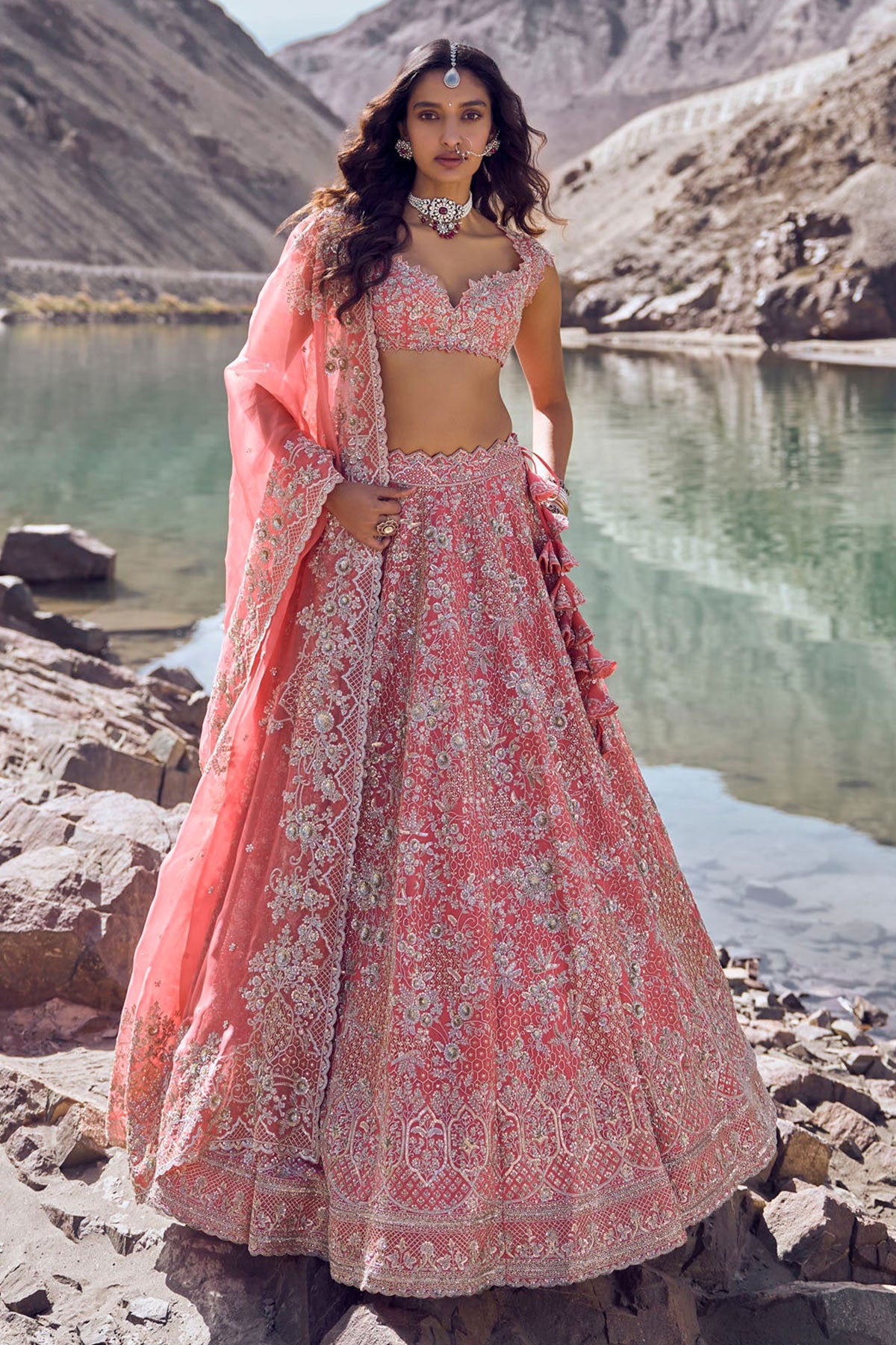 Ember lehenga set