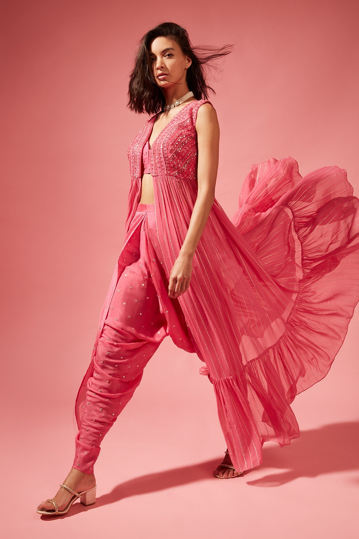 JUNE JACKET AND DHOTI SET