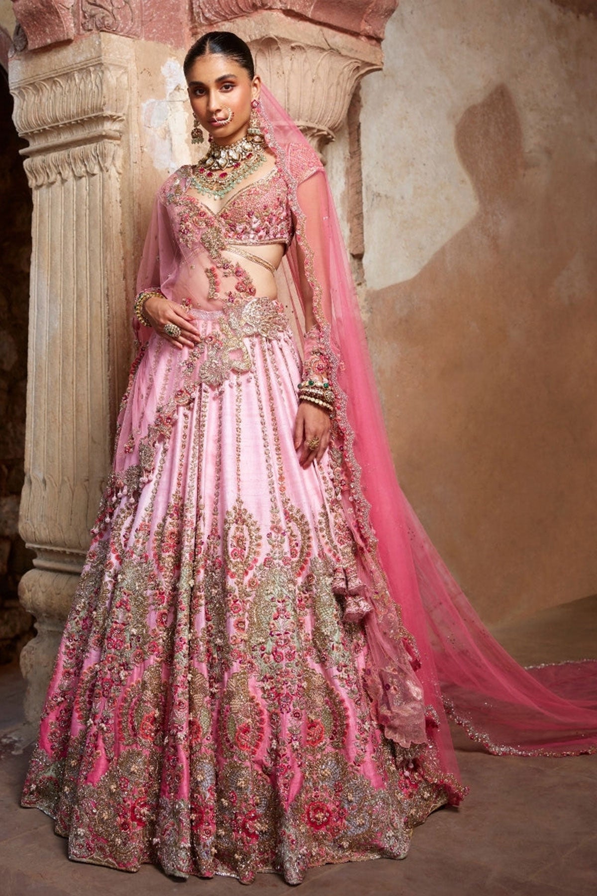 "Chaarvi" Bridal Lehenga