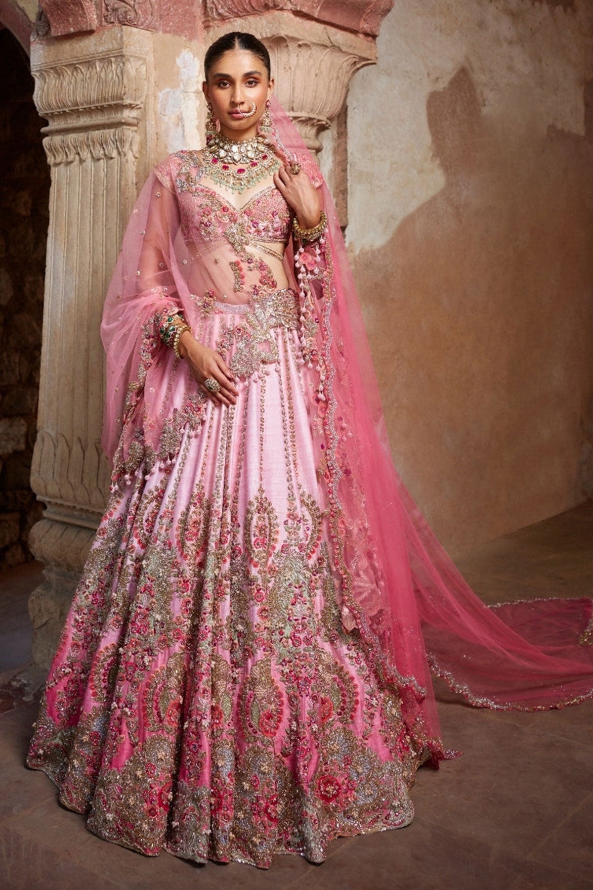 "Chaarvi" Bridal Lehenga