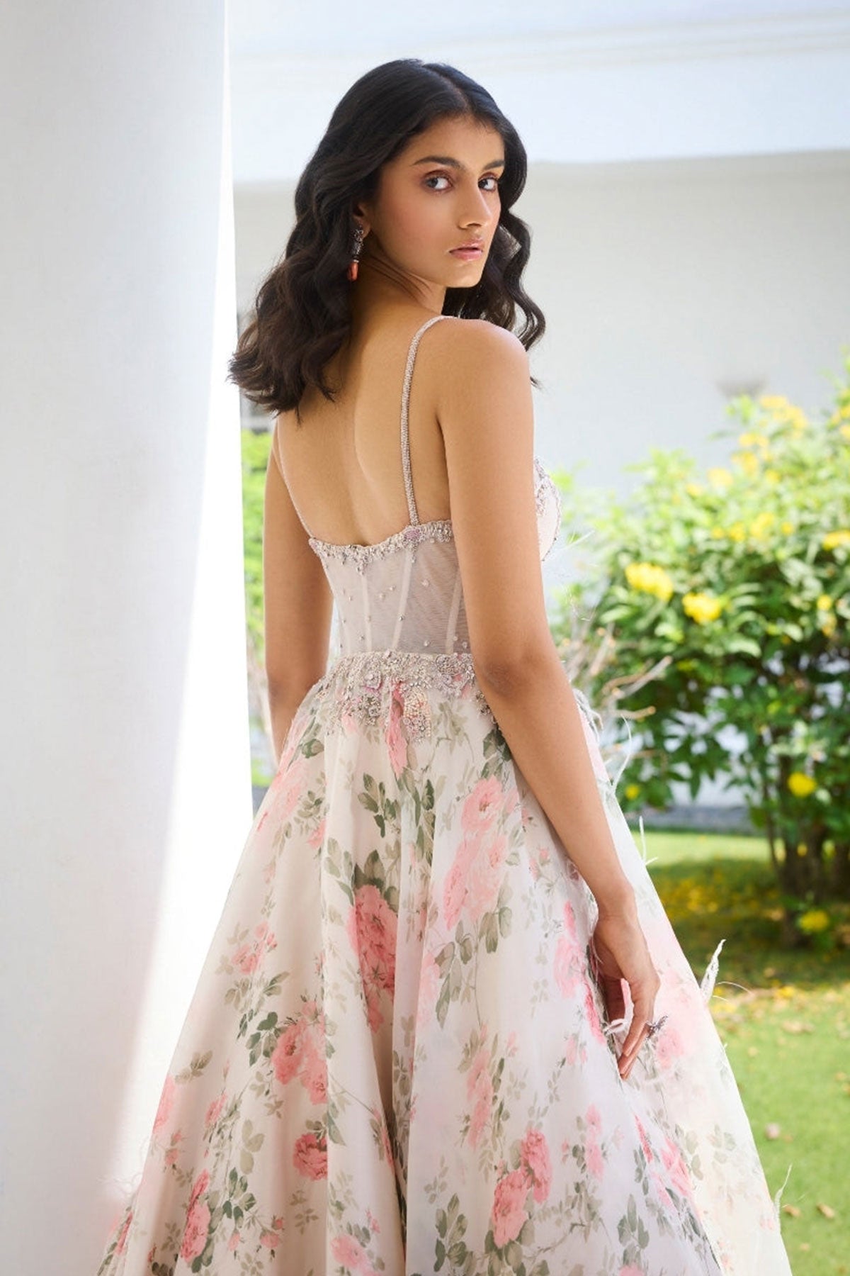 "Chloe" Printed Gown