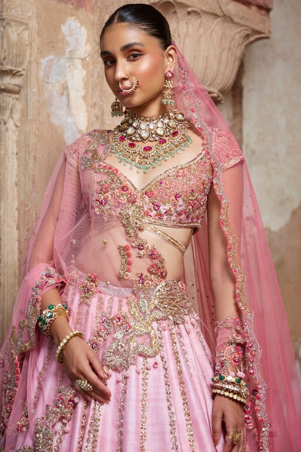 "Chaarvi" Bridal Lehenga