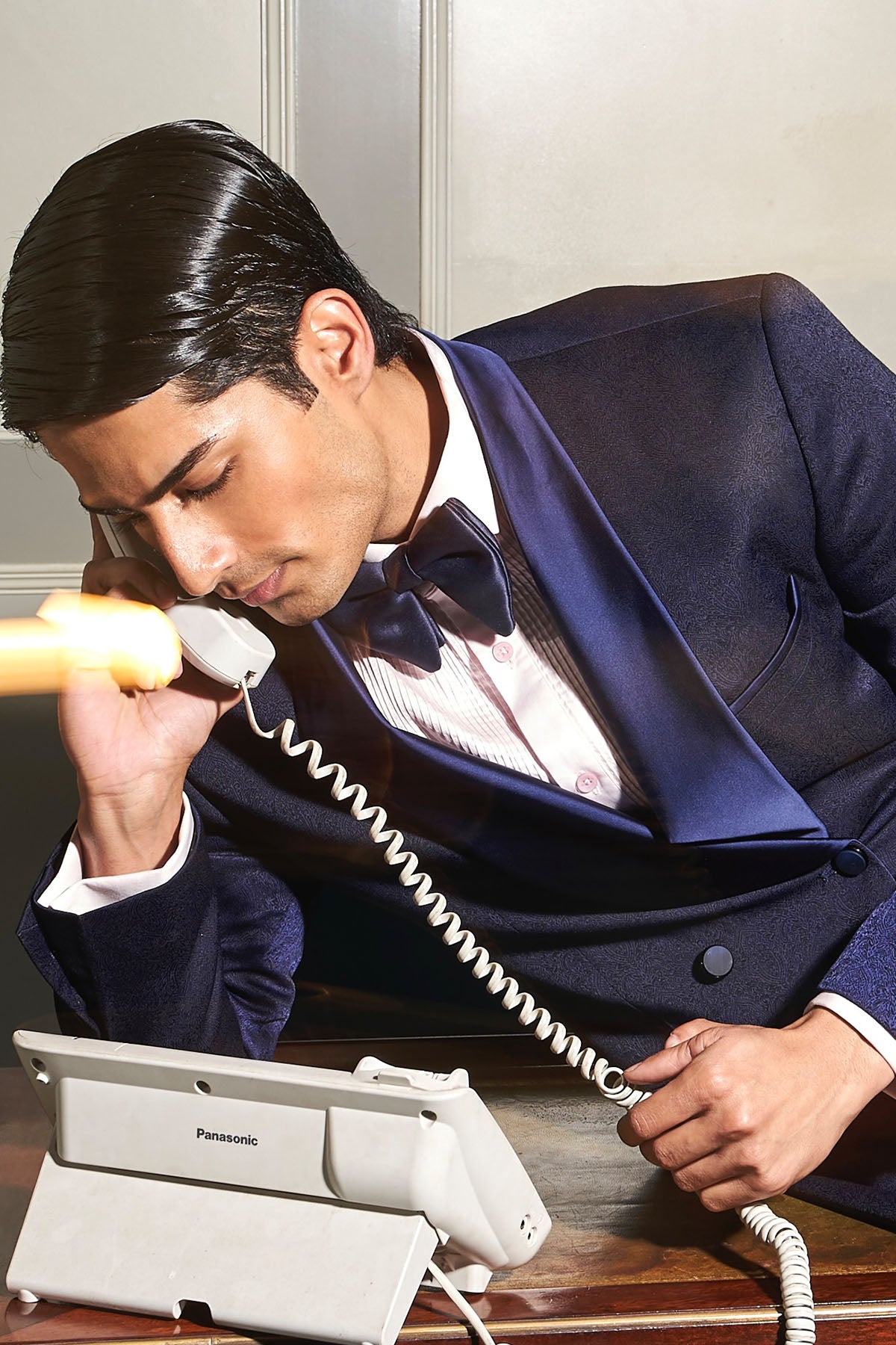 Elysian Navy Double Breasted Tuxedo Set