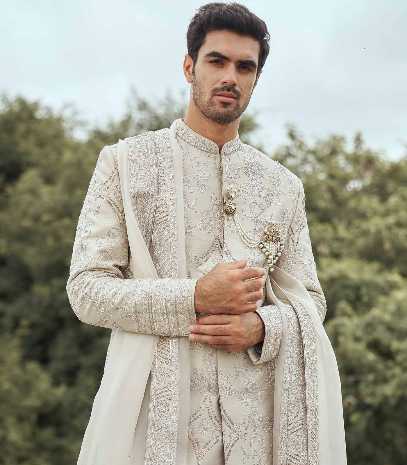 SAADI VINTAGE SHERWANI SET