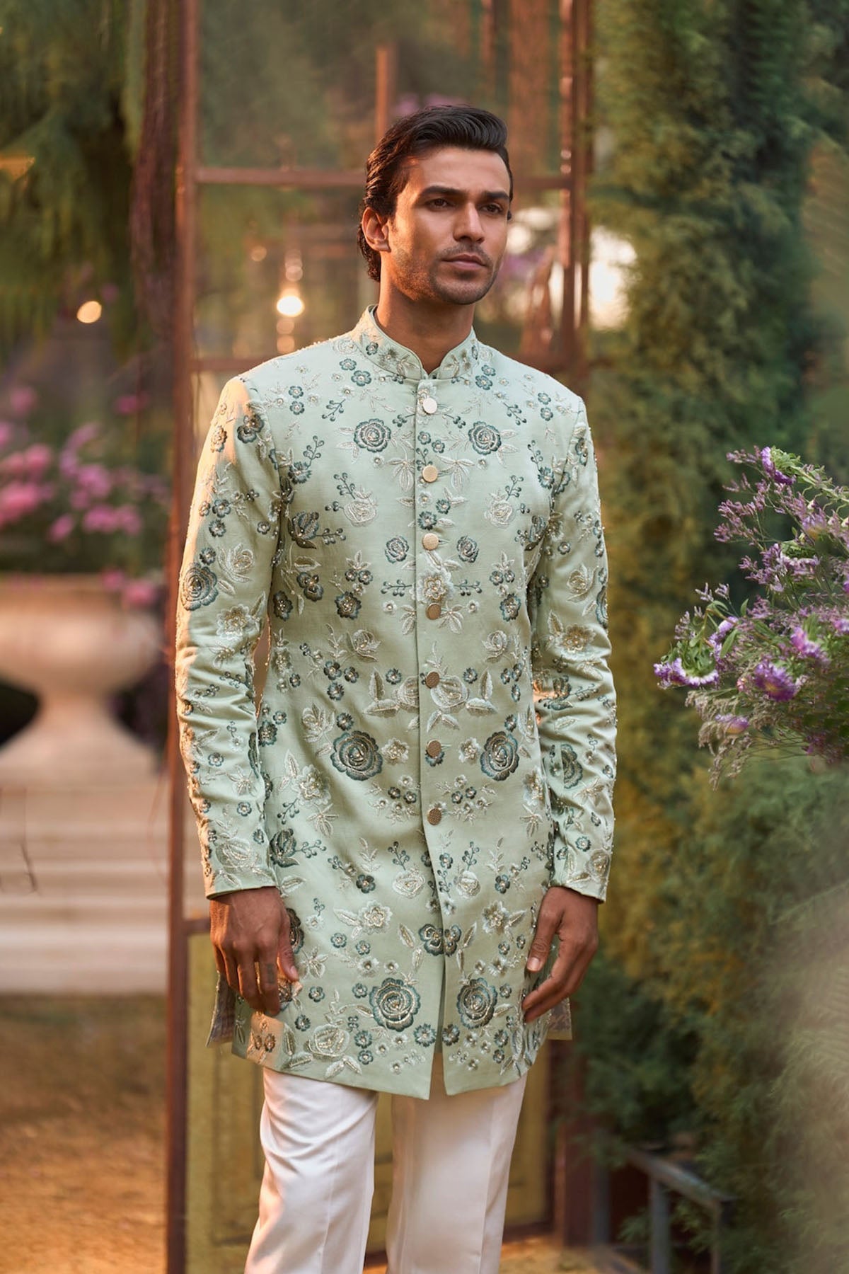 Emerald Sherwani Set