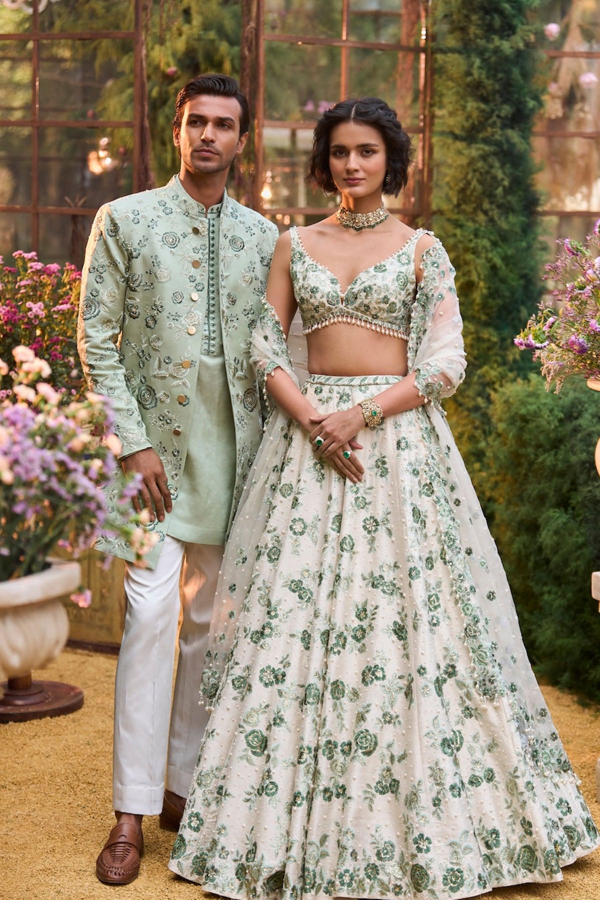 Emerald Sherwani Set