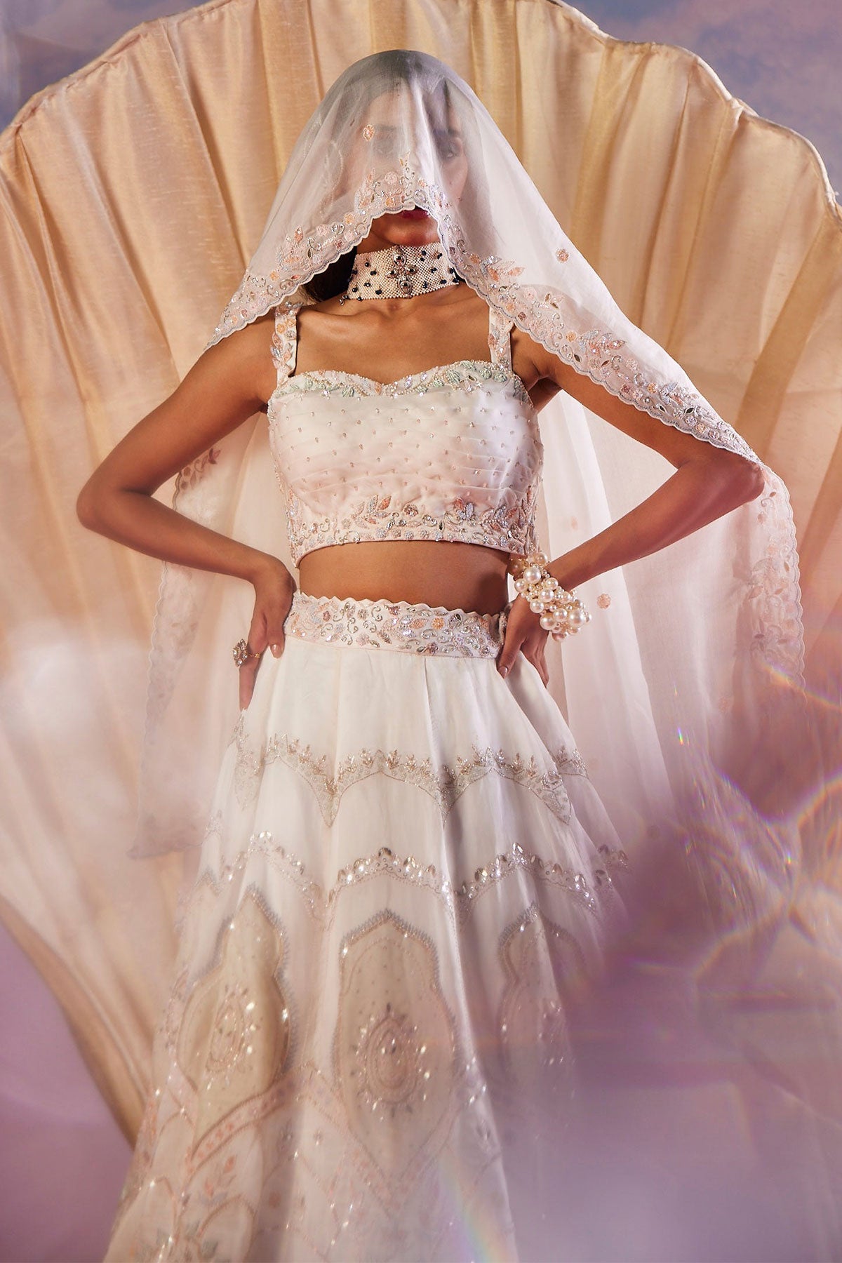 Elowen Pearl Lehenga