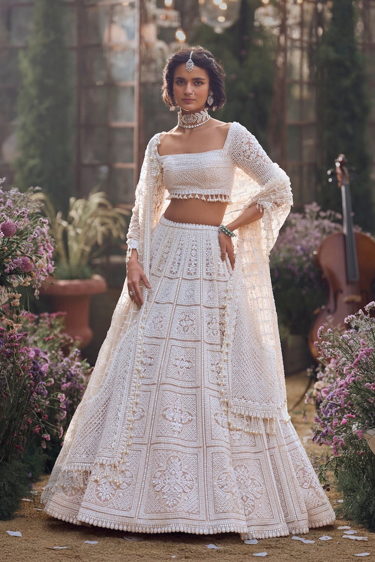 Geometric Lehenga Set