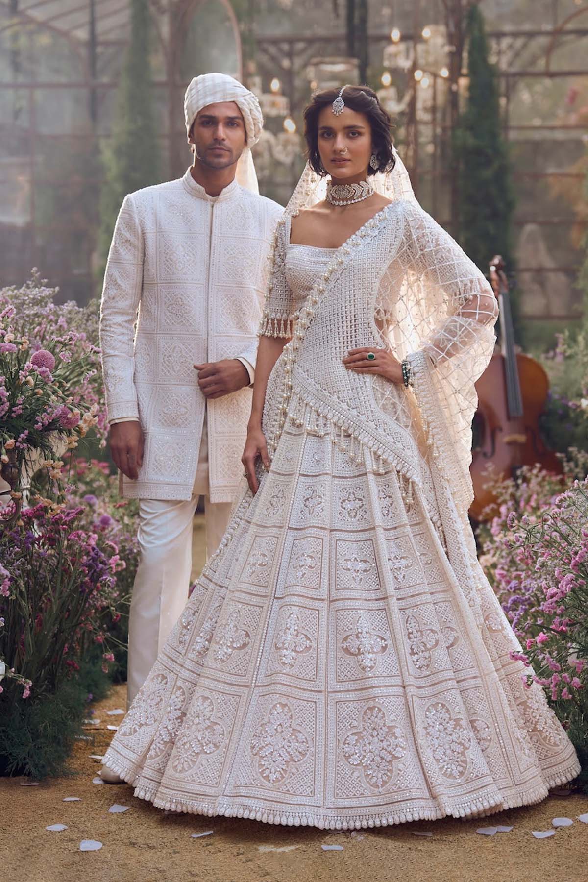 Geometric Lehenga Set