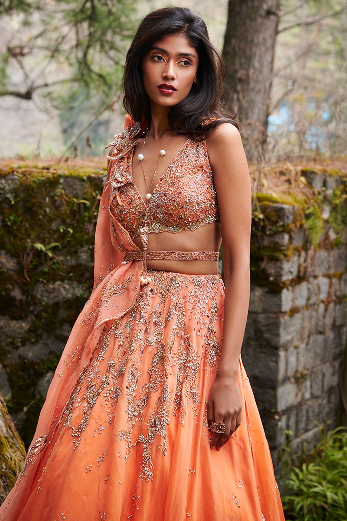 "Vivienne" Organza Lehenga Set