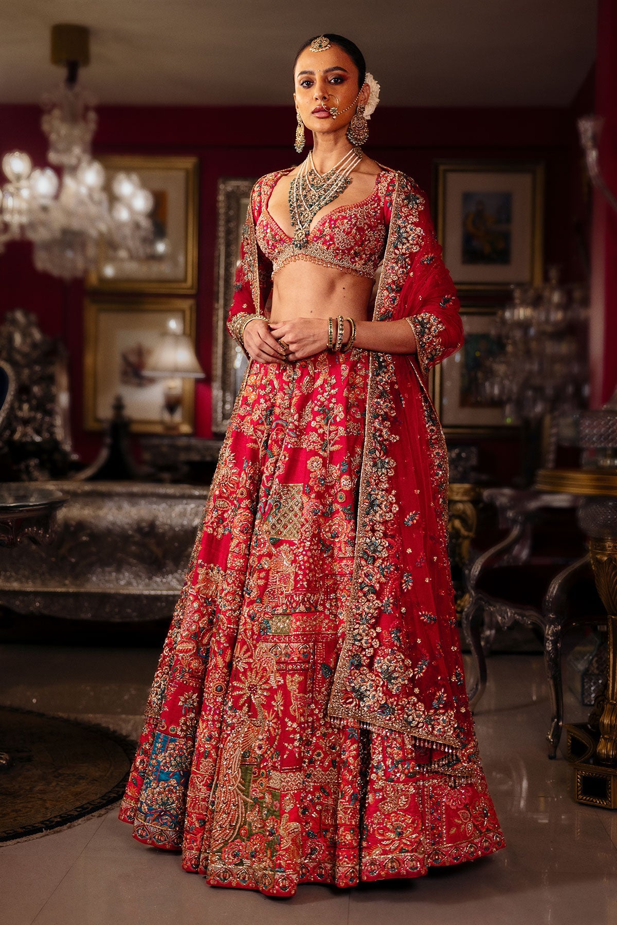 Arzeya Charbagh Bridal Lehenga