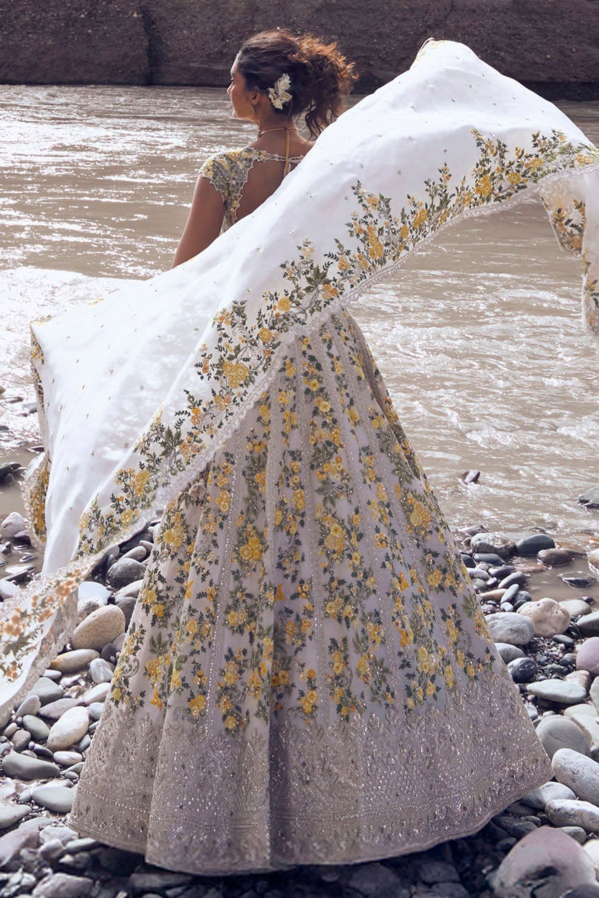 Marigold lehenga set