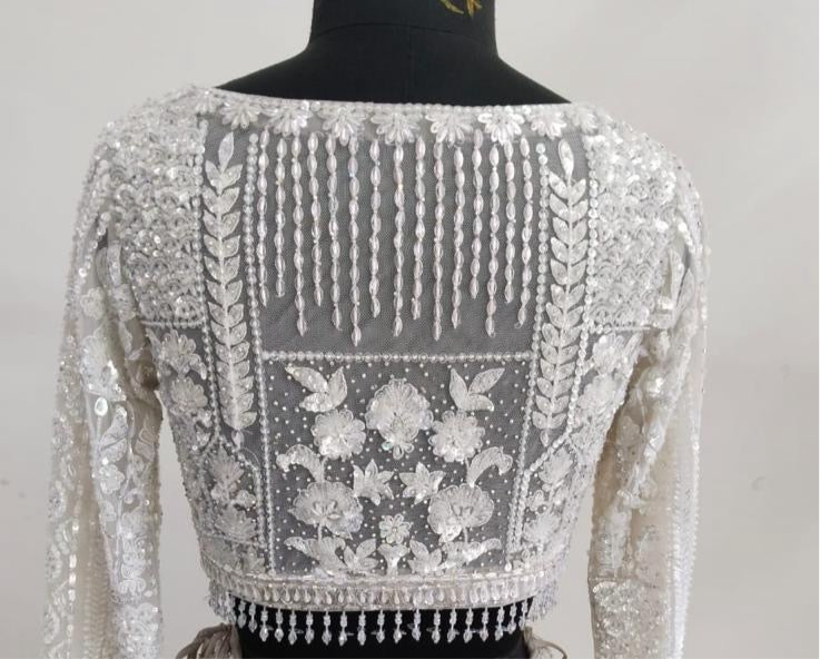 Silver Sequin Skirt Set - Ready To Ship