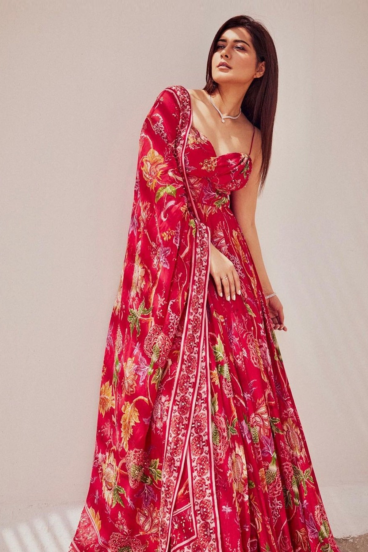 Raashi Khanna In Samira Red