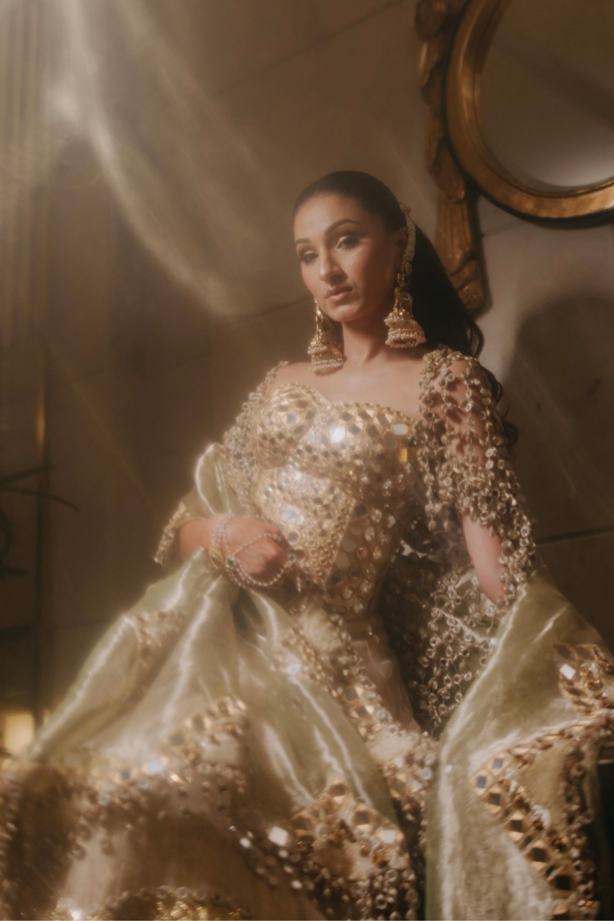 Noopur Artul in Nagma Lehenga-B WITH VEIL