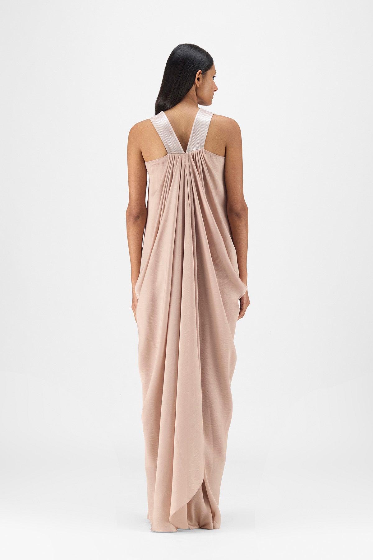 PLEATED FLUID DRESS