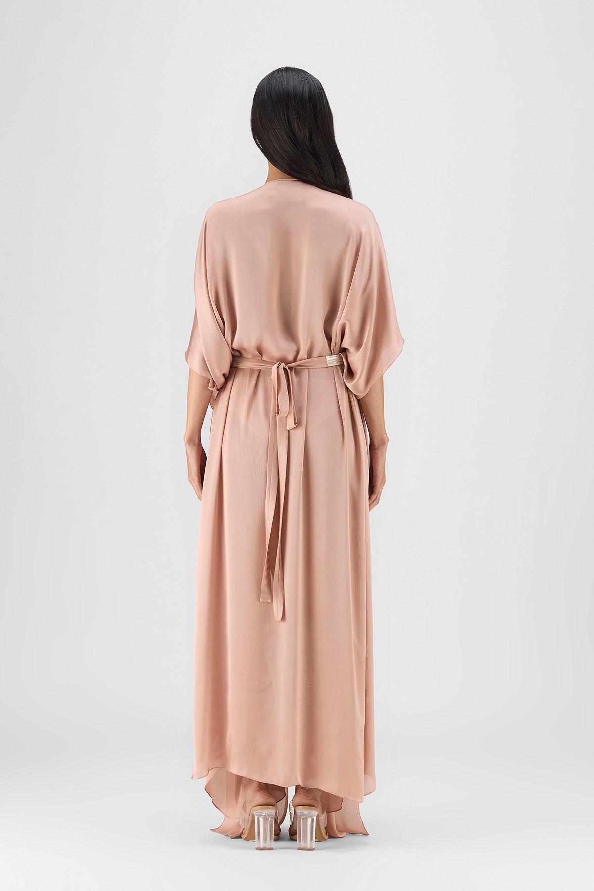 PLEATED LAYERED DRESS