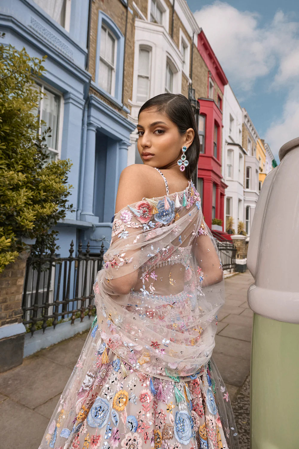 Pastel Floral Lehenga Set