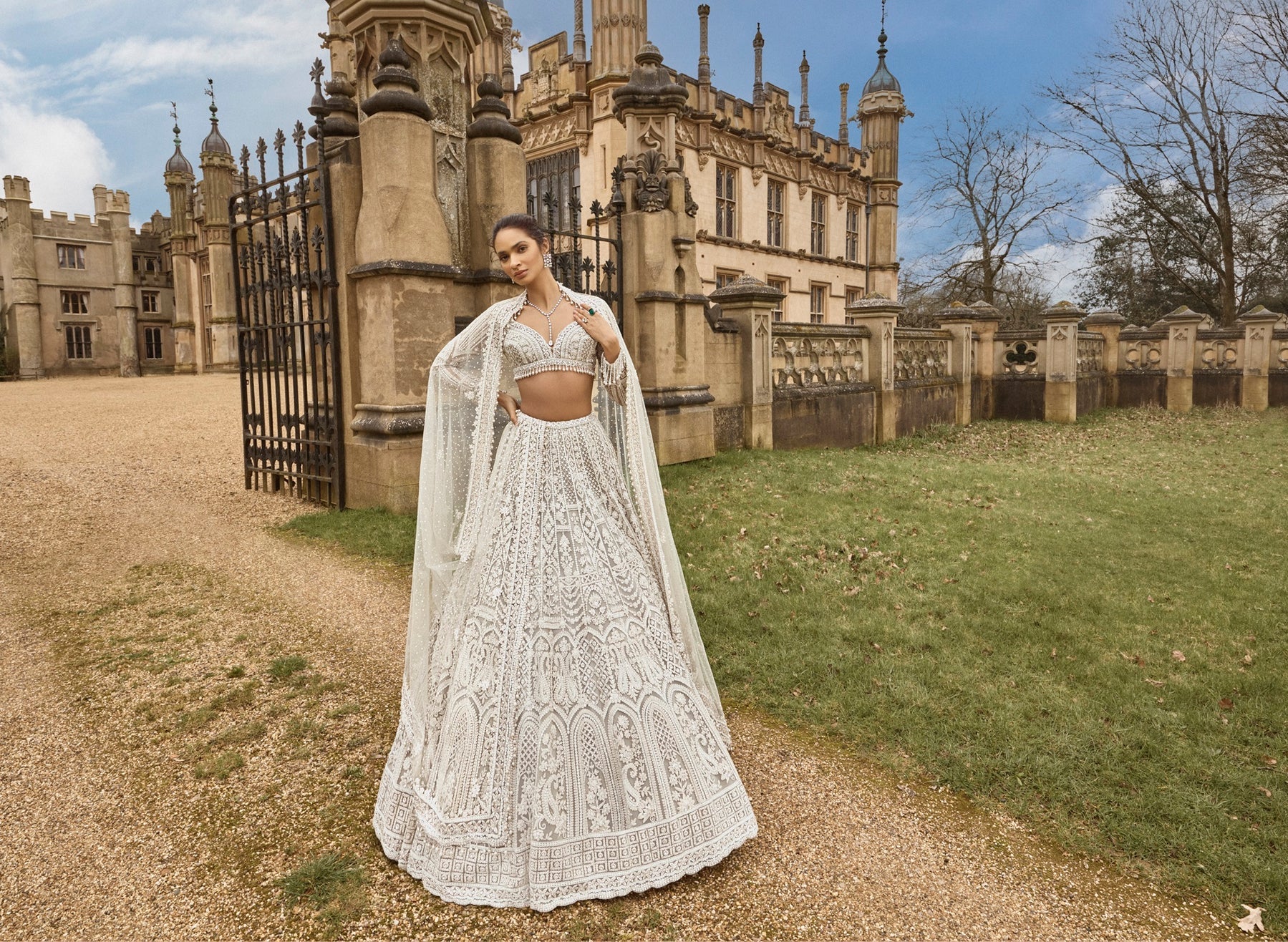 Nude Dori Lehenga Set