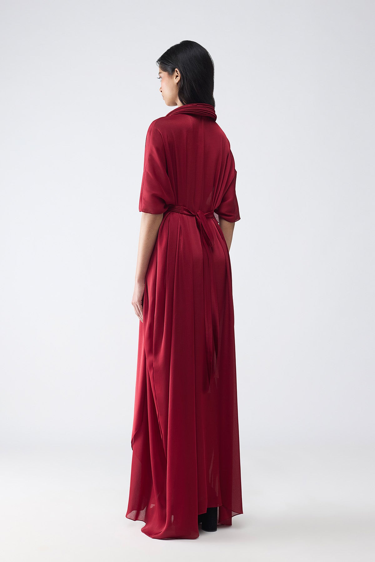 Micro Pleated Kaftan Dress