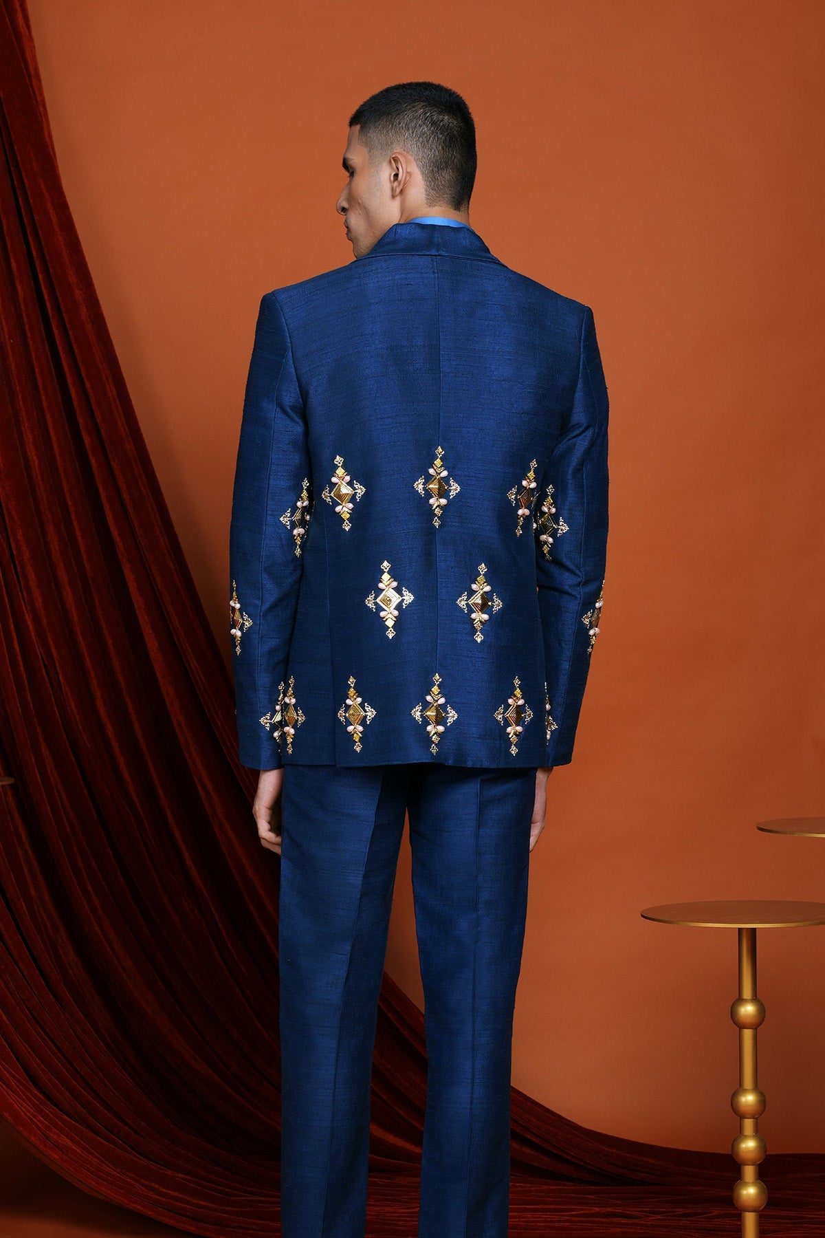 CRUZ - blue blazer set