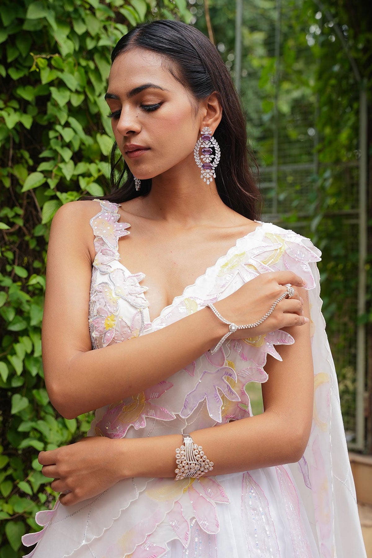 Kiara Handpainted Lehenga