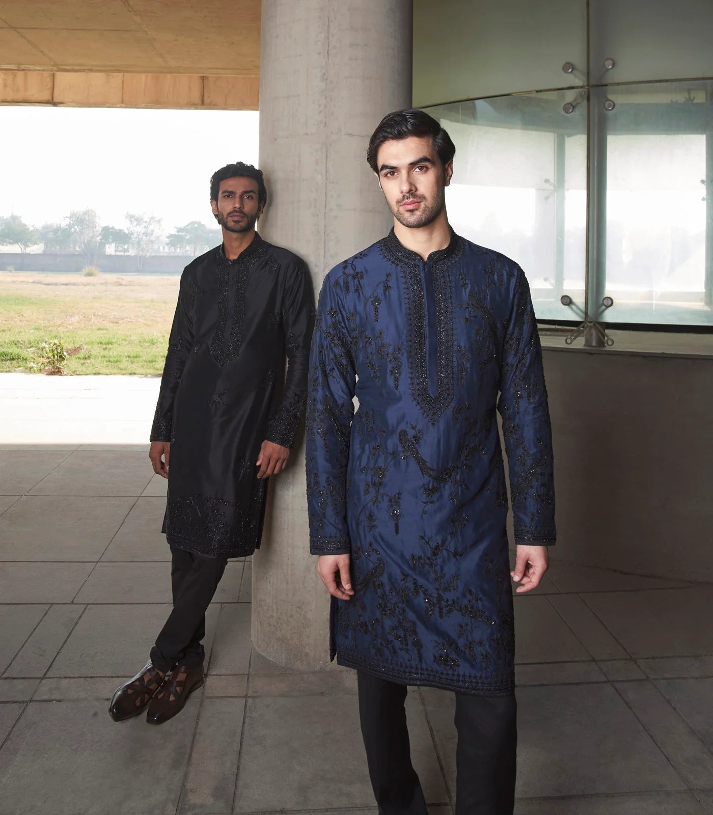 PARROT WITH CREEPER KURTA