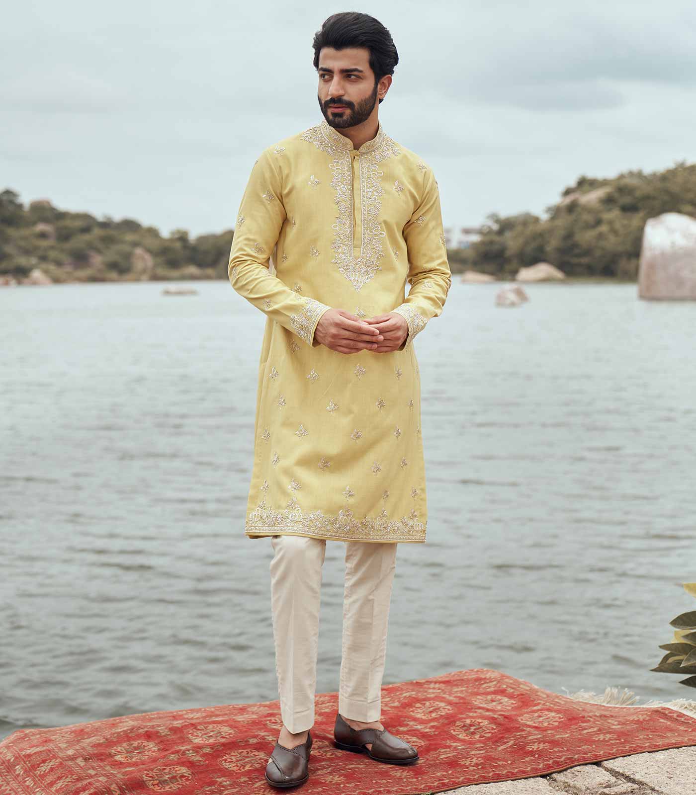 ZARDOZI EMB KURTA SET
