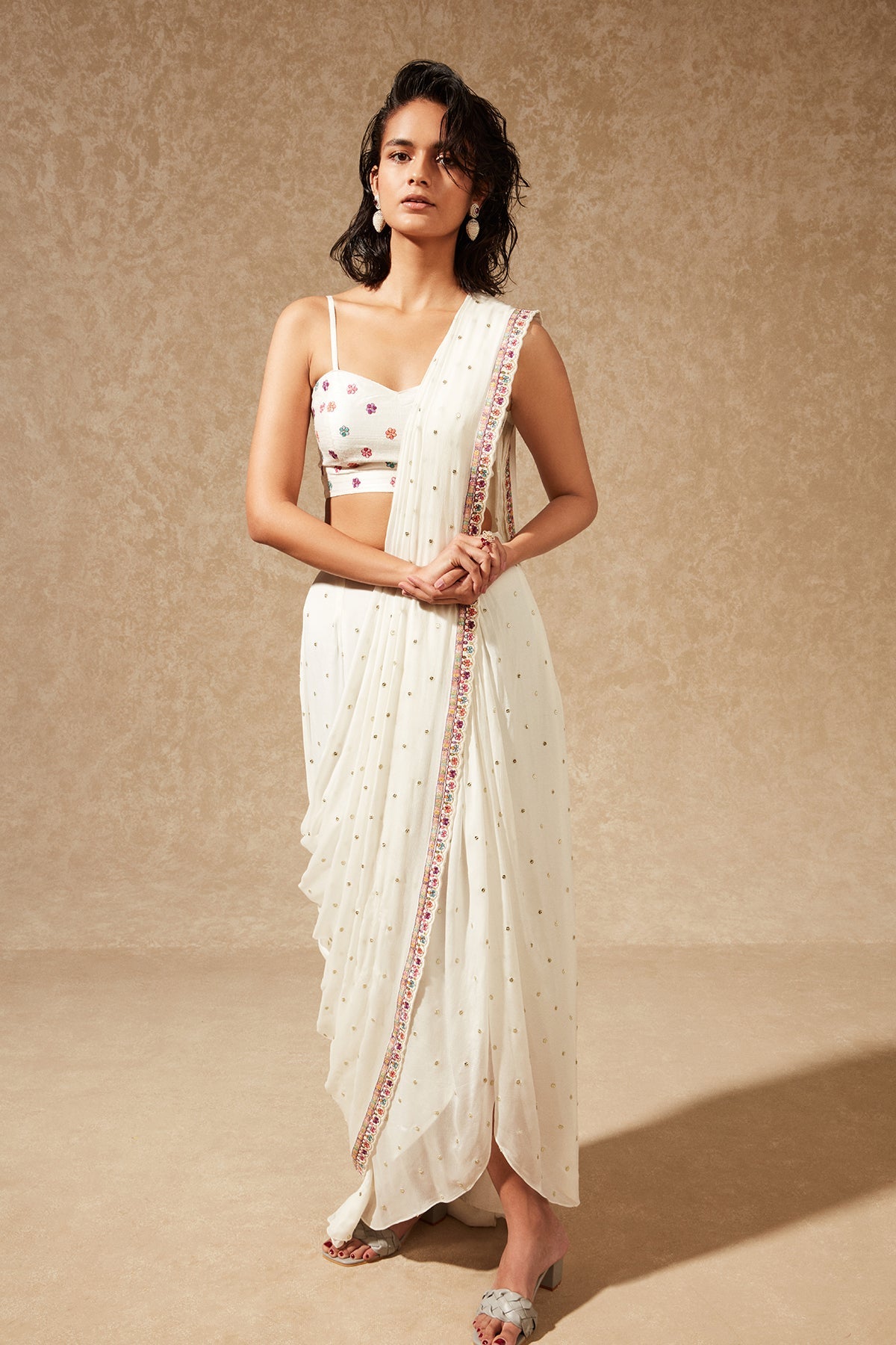 EMAYA BLAZER JACKET AND SAREE