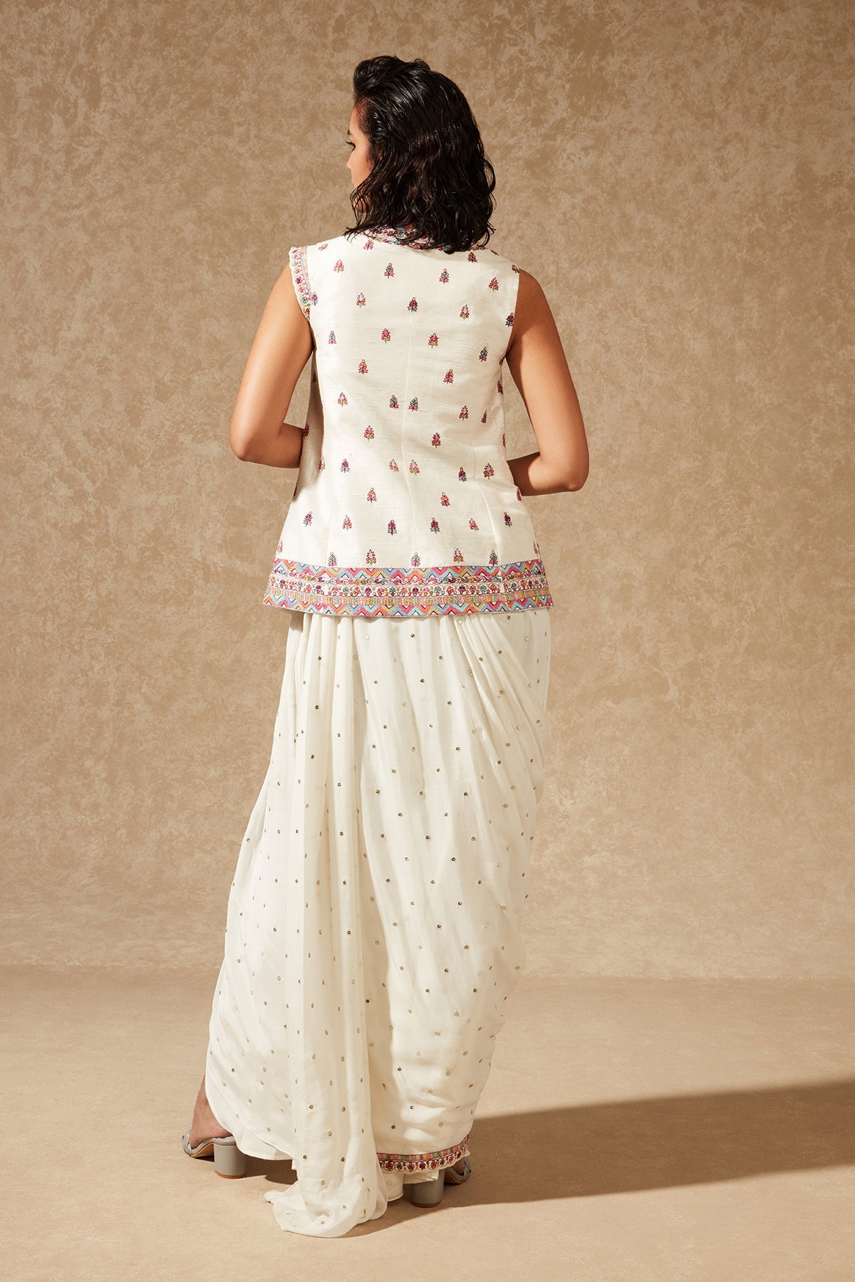 EMAYA BLAZER JACKET AND SAREE