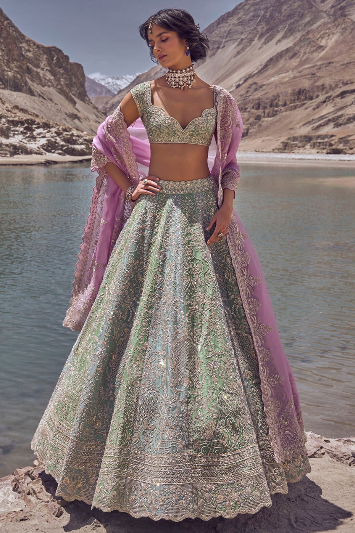 Shar lehenga set