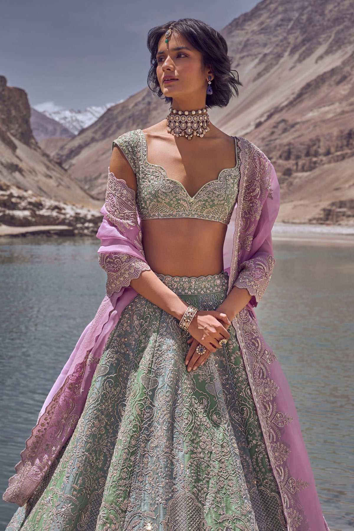 Shar lehenga set