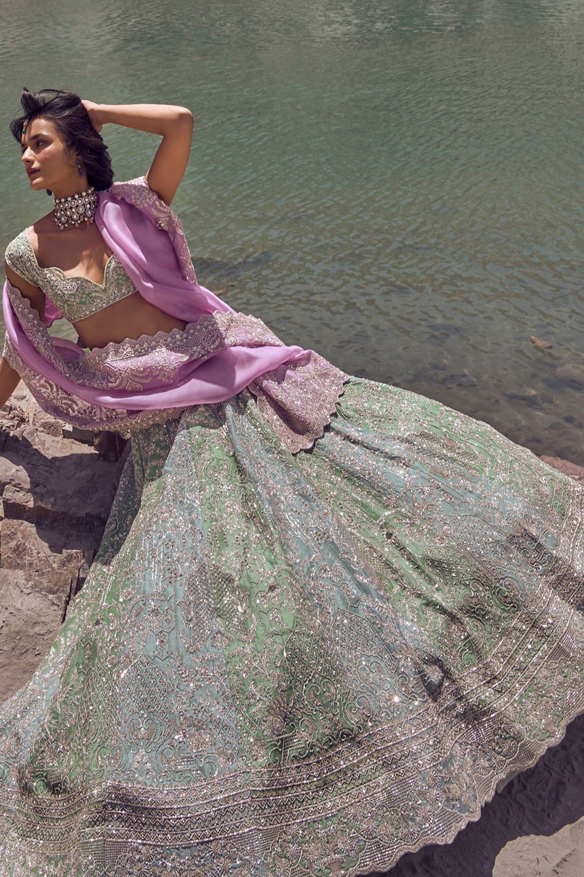 Shar lehenga set
